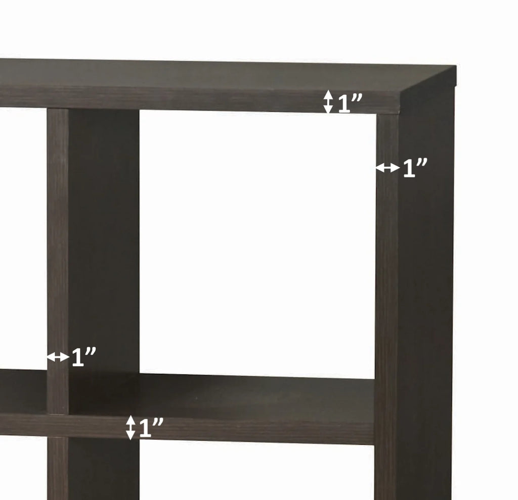 Better Homes & Gardens 8-Cube Organizer with Metal Base, Espresso