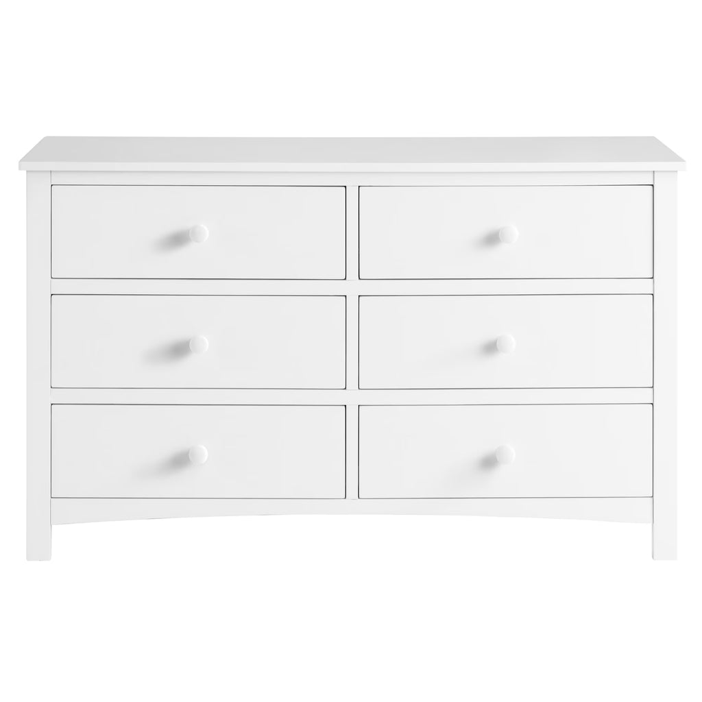 Oxford Baby Universal 6-Drawer Dresser, Snow White