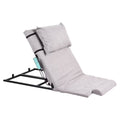 Adjustable Power Lifting Bed Backrest for Elderly Patient Injured, Sit-up Back Rest Chair for Neck Lumbar Back Support, Electric Lifting Backrest for Bed (Gray)
