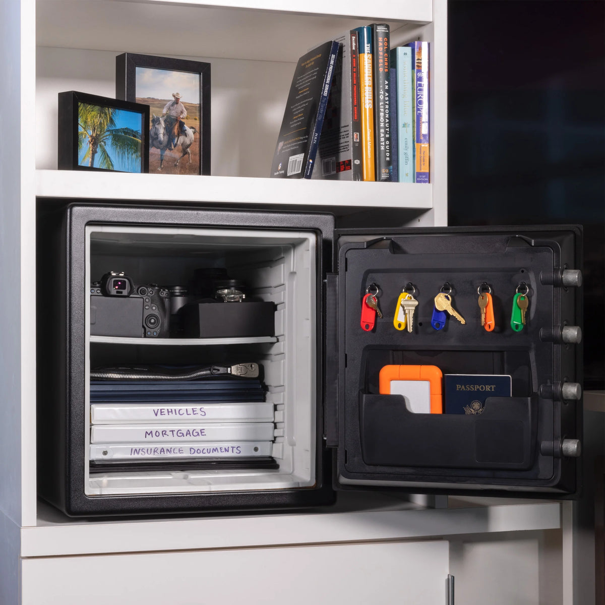 SentrySafe SFW123CS Fire-Resistant Safe and Waterproof Safe with Dial Combination Lock, 1.23 Cu. ft.