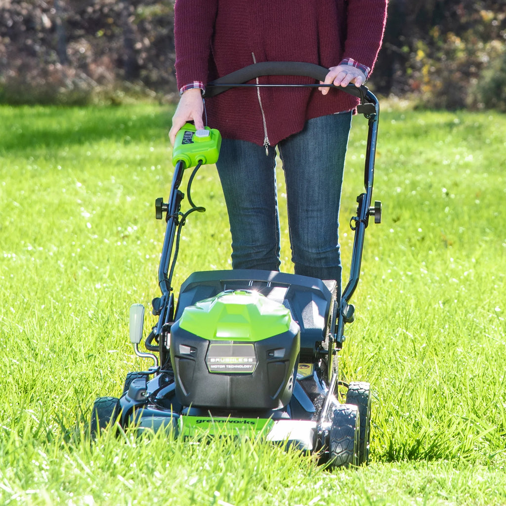 Greenworks 40V 20" Brushless Push Lawn Mower with 4.0 Ah Battery & Quick Charger 2516302VT
