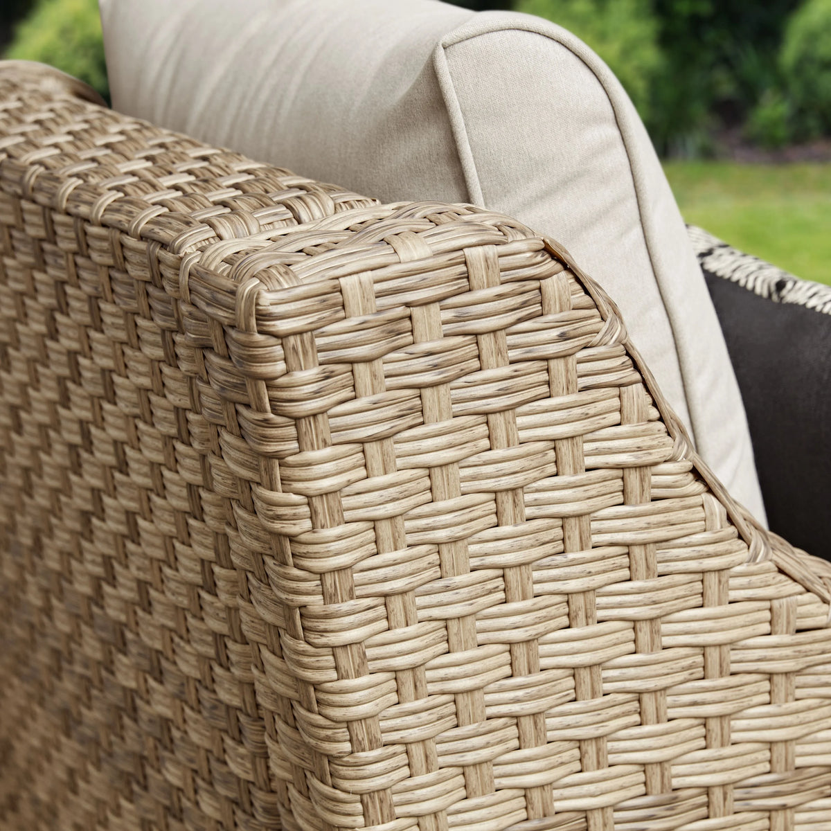 Better Homes & Gardens River Oaks Outdoor Swivel Gliders with Patio Covers, Set of 2, Dark Brown