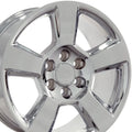 20 inch Rim fits Chevrolet Silverado 1500 1999-2022 Chrome Wheel Direct Fit