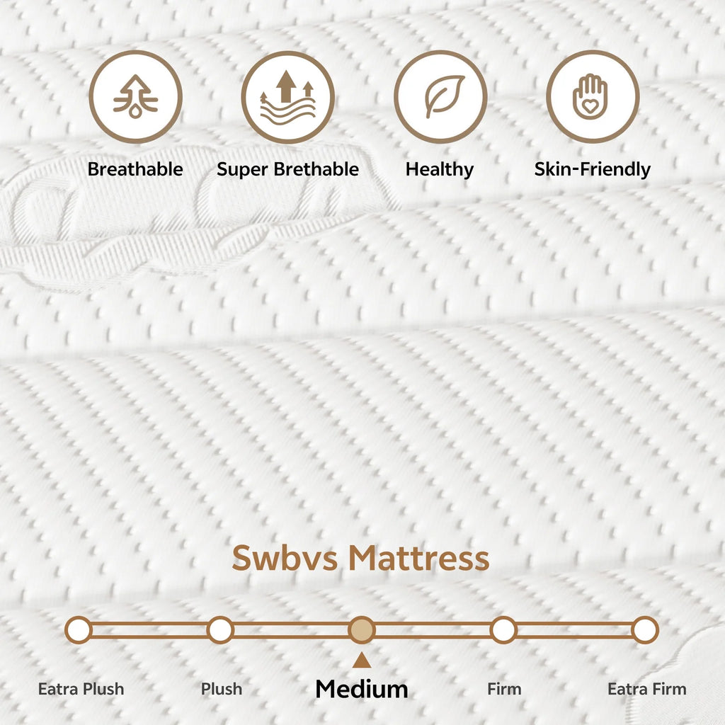 Swbvs MaxNap 12 inch Full Mattresses Hybrid Medium Full Size matress in a Box Adult,Double size