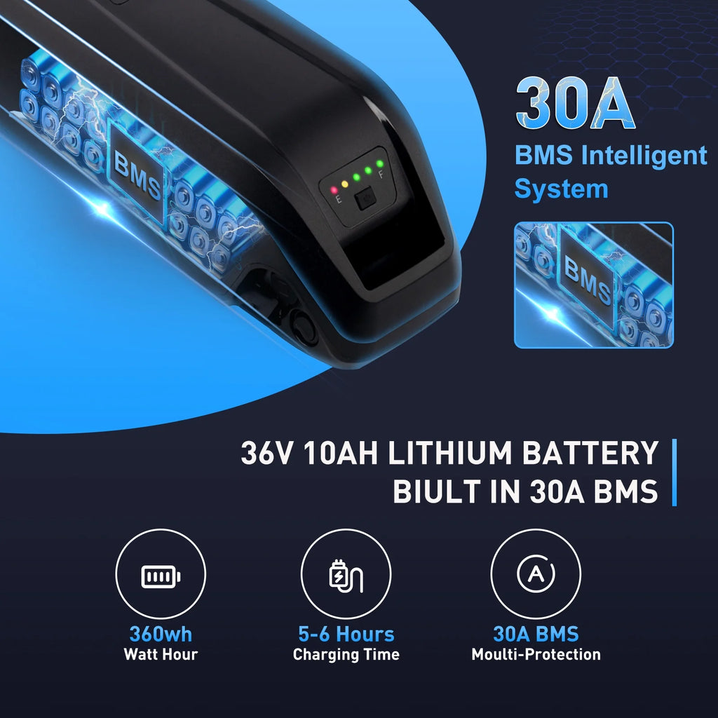 4Pin 36V 20AH Battery Electric Scooter Battery 750W 36V Ebike Battery for Adult Electric Bike Motor