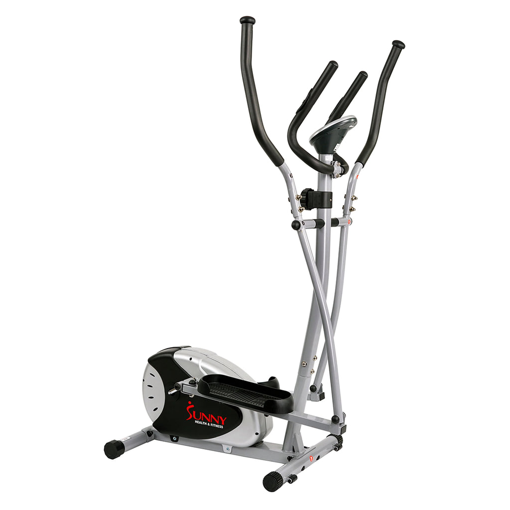 Sunny Health & Fitness SF-E905 Magnetic Elliptical Bike Elliptical Machine w/ LCD Monitor and Heart Rate Monitoring