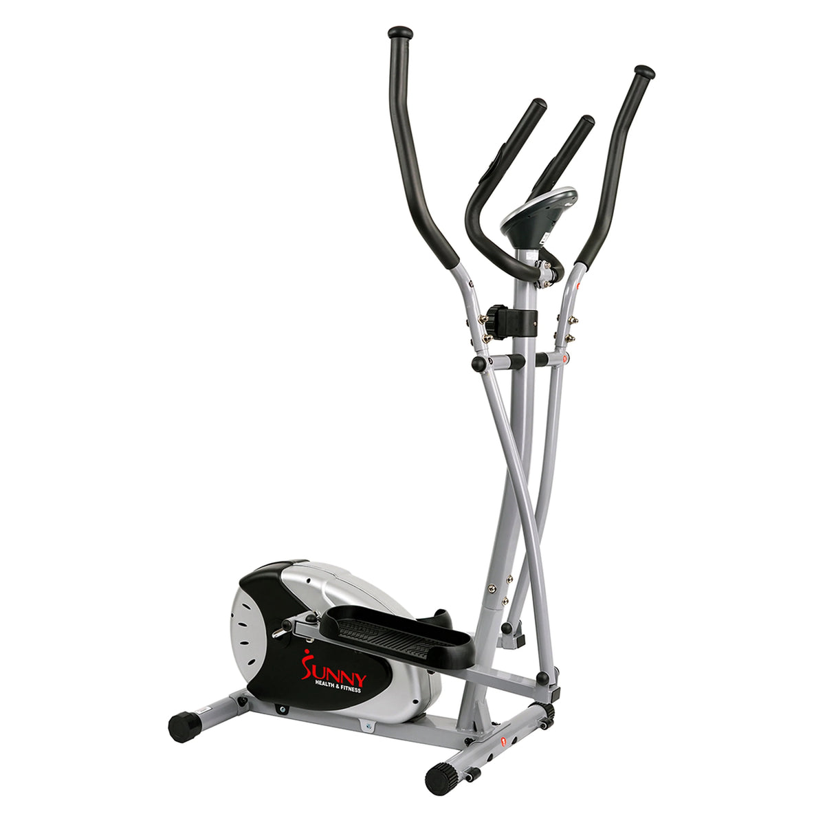 Sunny Health & Fitness SF-E905 Magnetic Elliptical Bike Elliptical Machine w/ LCD Monitor and Heart Rate Monitoring
