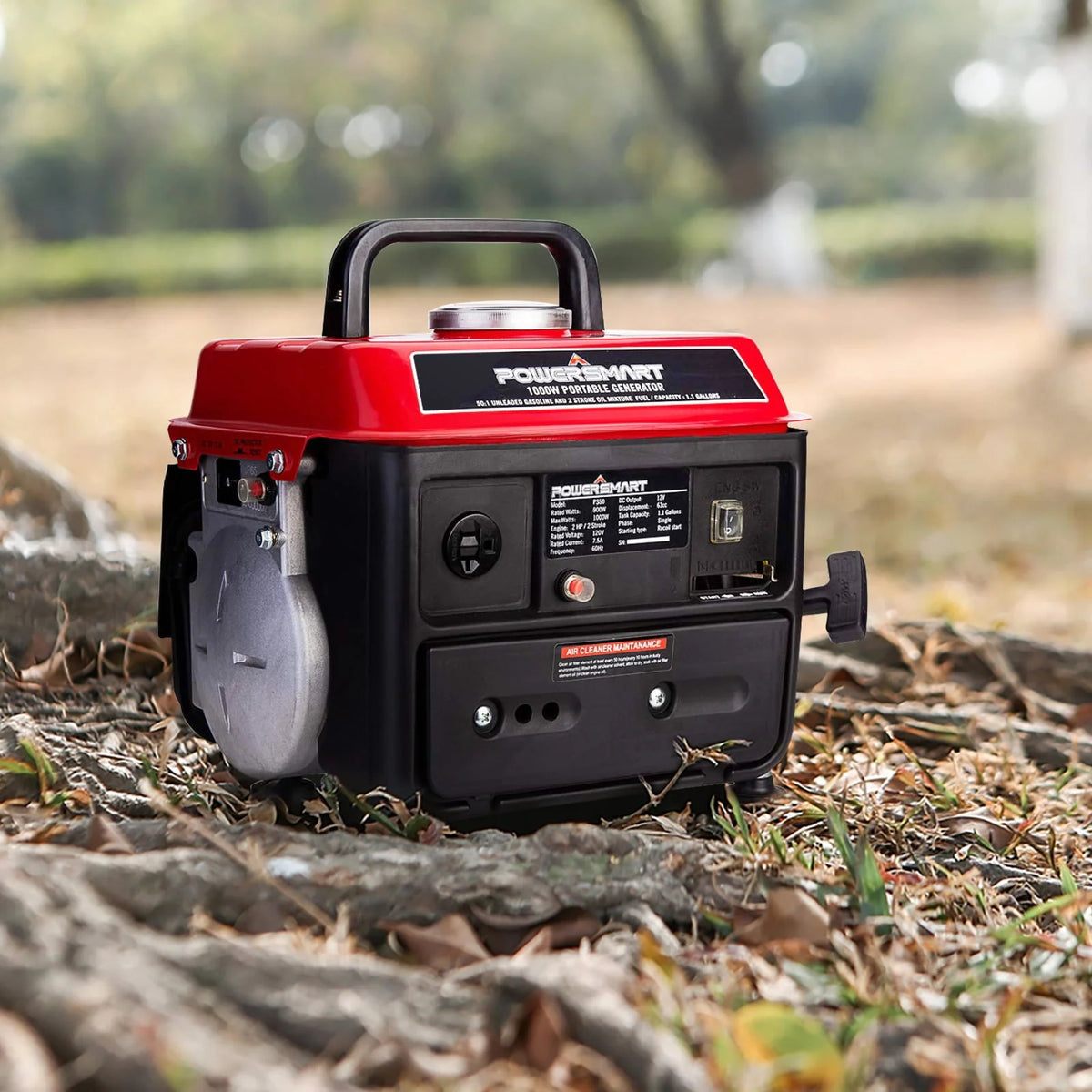 PowerSmart 1200W Portable Generator, Inverter Generator, Gasoline Powered Portable Generator, Low Noise，PS50