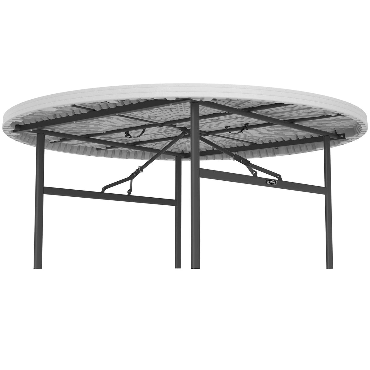 Lifetime 72" Commercial Grade Round Folding Table, White (22673)