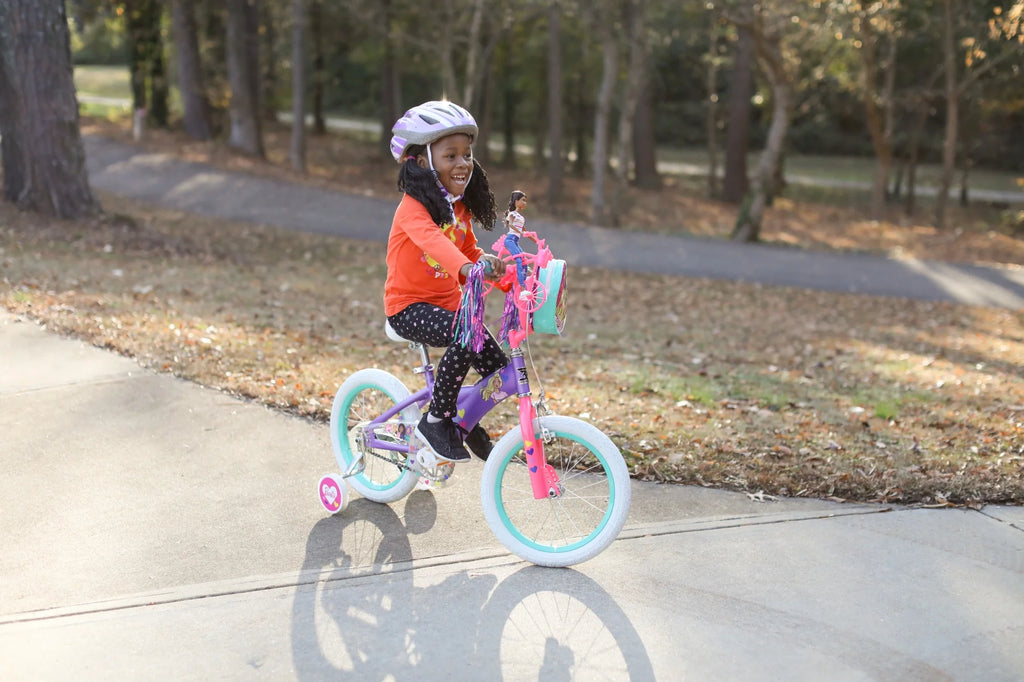 Dynacraft Barbie 18-Inch Girls BMX Bike For Age 6-9 Years