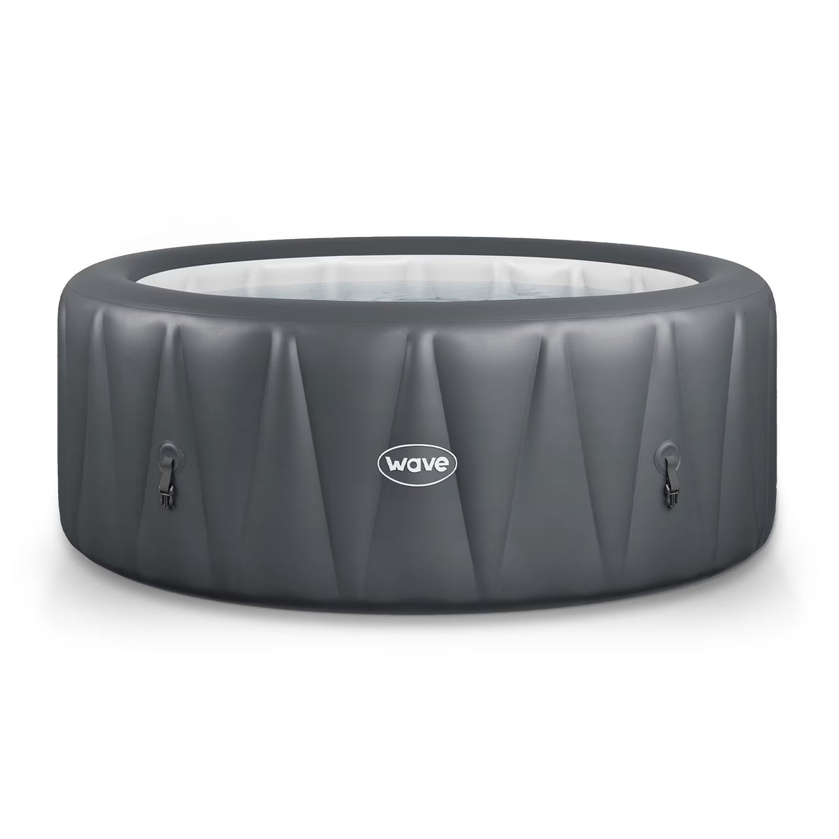 Wave Atlantic 4-Person Round inflatable Hot Tub with integrated Heater and Aquajet Massage System