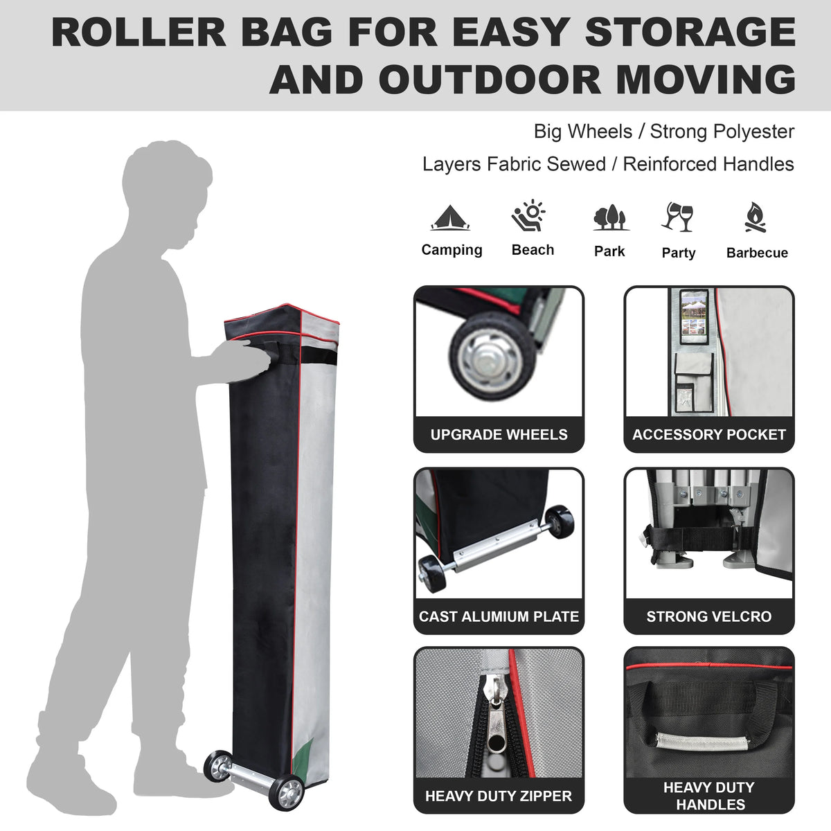 Eurmax 5x5 Pop up Canopy Outdoor Heavy Duty Tent,Ruby