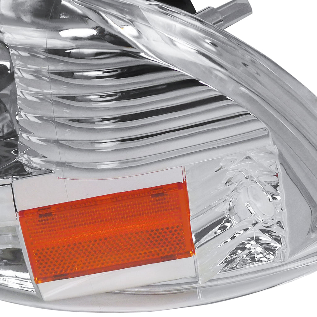 Spec-D Tuning Chrome Crystal Headlights + Tail Brake Lamps for 1997-2004 Dodge Dakota Left + Right Pair