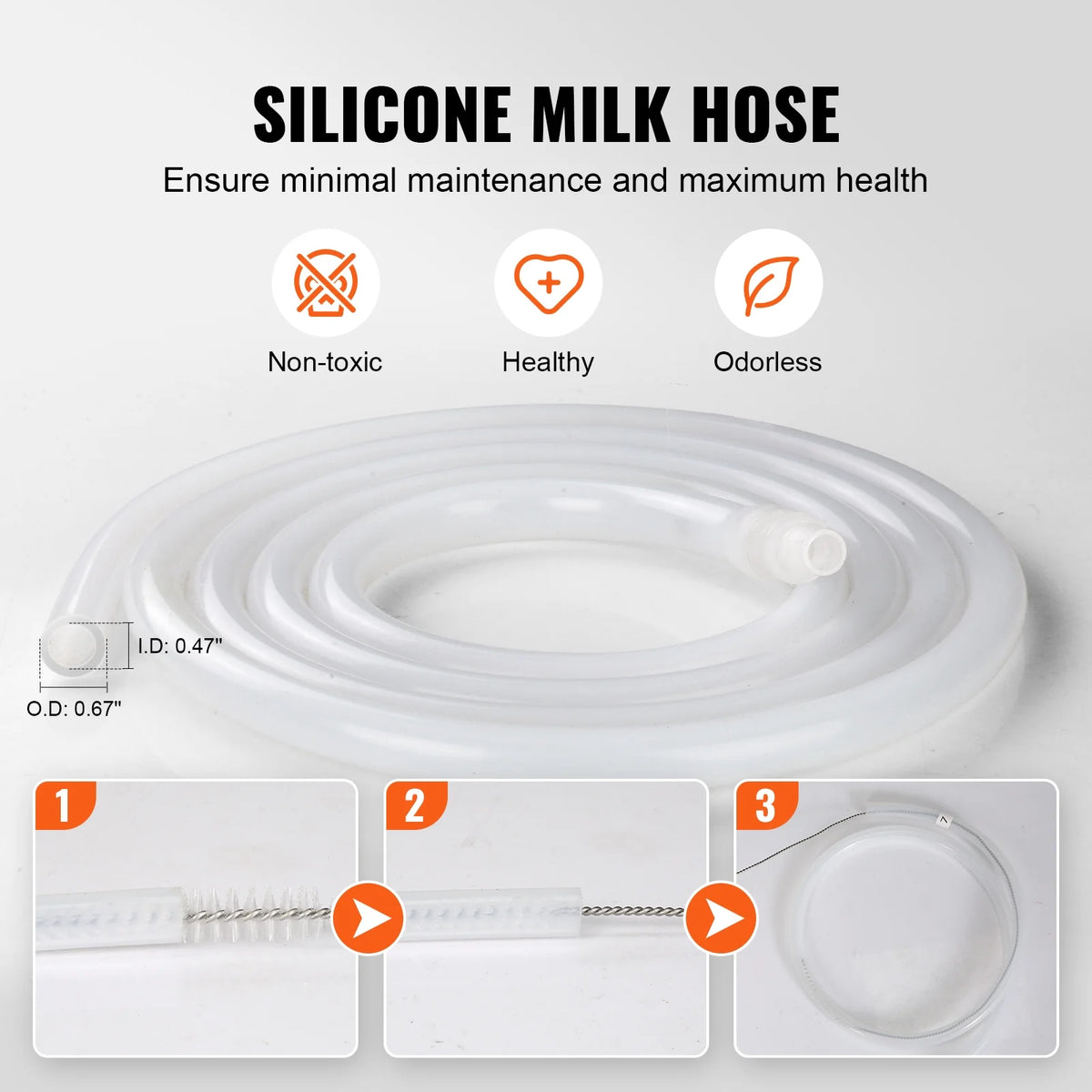 BENTISM Electric Cow Milking Machine Milking Equipment 25L 304 Stainless Steel